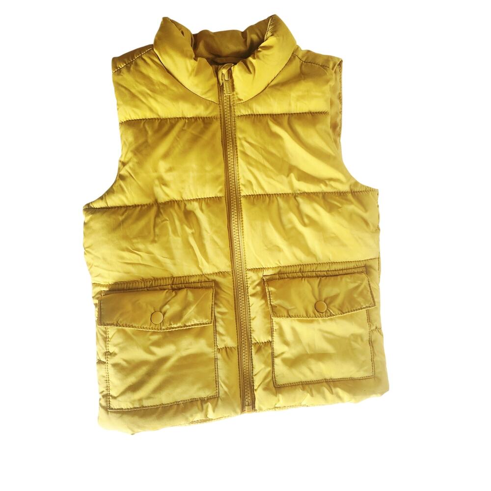 5T Old Navy puffer vest yellow